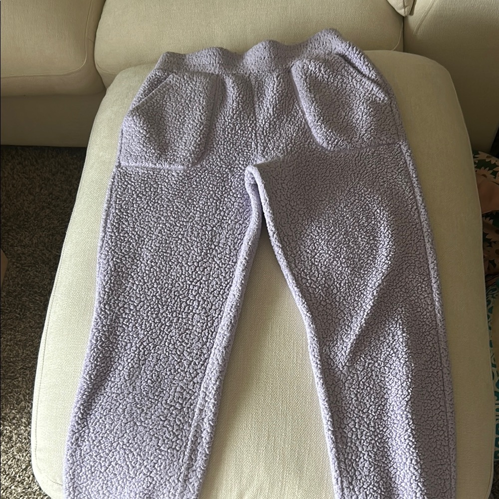 Cozy Lavender Fleece Pants